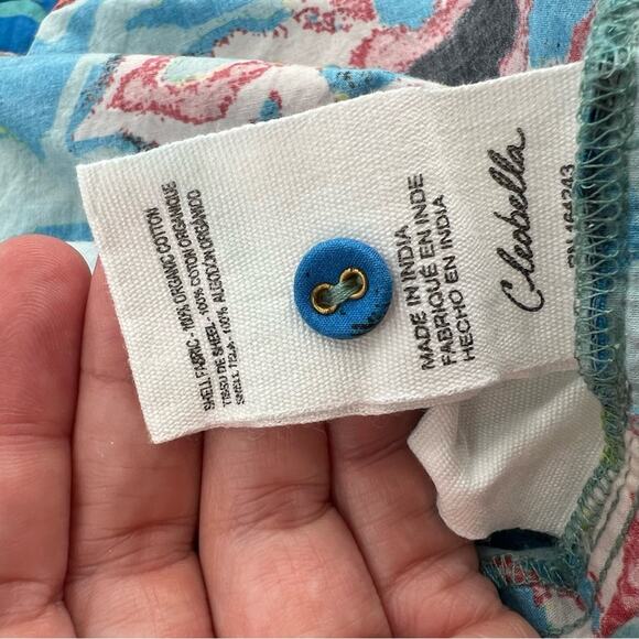 Cleobella Misha maxi dress puff sleeve calypso sz M - Picture 9 of 10